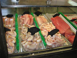 Fresh seafood markets are abundant in the Keys.